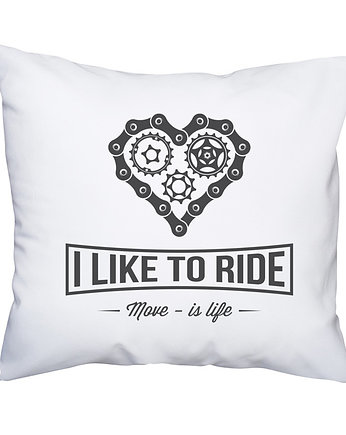 Poduszka.  I like to ride, studioixi