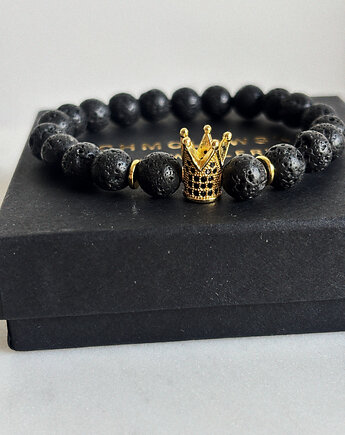 Bransoletka  męska Lawa Korona, Chmolowska Jewellery