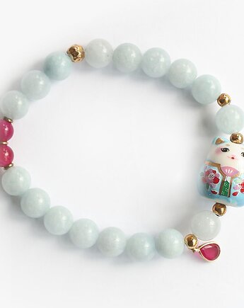 UNIKAT Akwamaryn maneki neko, KEIT