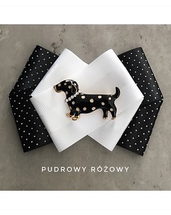 Broszka z Pieskiem NOWOŚĆ, Pudrowy Różowy