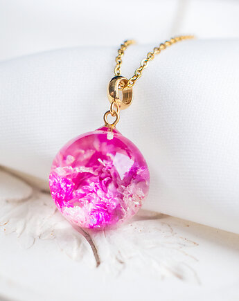 Wisiorek z gipsówką, nature gift