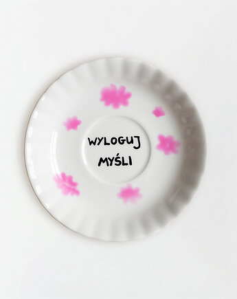 Talerz na ścianę - wyloguj myśli, EMPE artstudio
