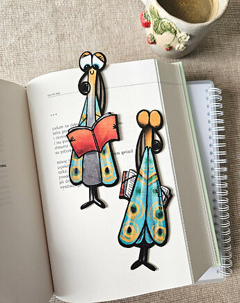 Zakładka do ksiązki Mól książkowy, Pan Pelican