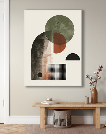 Geometria natury - Obraz na płótnie - Druk Blejtrama, Minimalizm, Loft #53, Black Sapphire Art