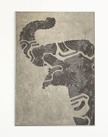 Słoń - dekoracyjny panel, 3dArtech