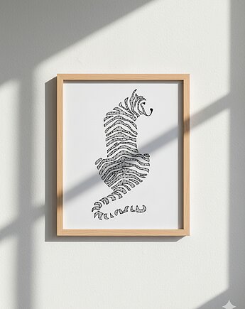 65. TYGRYS - rysunek, plakat., kama4you