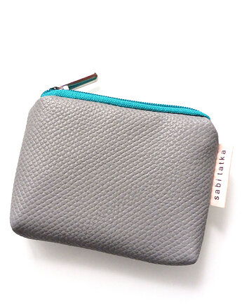 Etui na klucze z ekoskóry Szare, sabi tatka