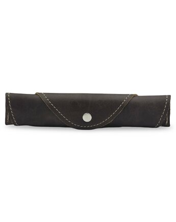 Etui na długopisy Piórnik skórzany tuba futerał Brązowy Parker Quality, Parker Quality