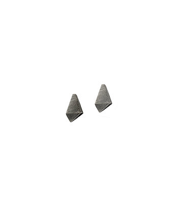 Kolczyki srebrne GEOMETRY / black silver earrings, Filimoniuk