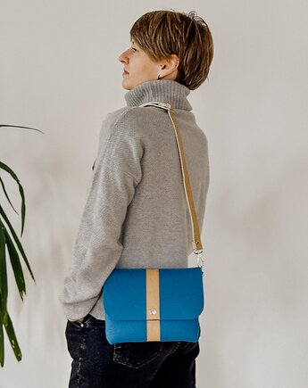 Marmollada - filcowa listonoszka CHABROWA + piaskowy, marmollada