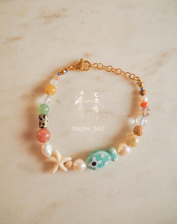 Bransoletka z rozgwiazdą i rybką Funky Woda, Maybe Jwlr