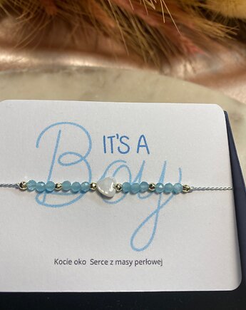 Bransoletka dla przyszłej Mamy It is a Boy, la liva art