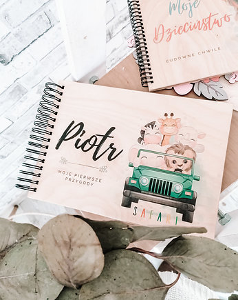 Album na zdjęcia dla dzieci chrzest roczek JEEP, LOO LOO DREAM