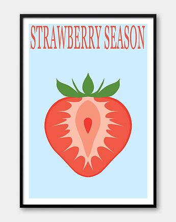 Plakat Truskawka - Strawberry Season - z serii FRUIT SEASON, Pracownia Och Art