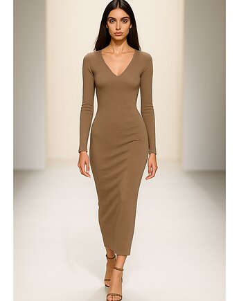 Sukienka  cappuccino  YY300043, YULIYA BABICH