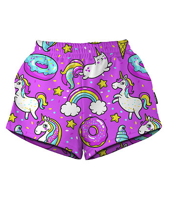 Shorty Spodenki Damskie DR.CROW Unicorn Confetti, DrCrow
