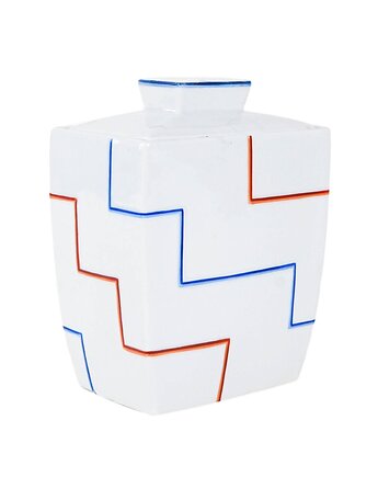 Wazon ceramiczny, modernistyczny design, lata 70, produkcja: Włochy, Przetwory design