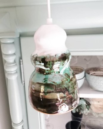 Lampa wisząca ceramiczna Dzwonek, Ceramika Nastawka