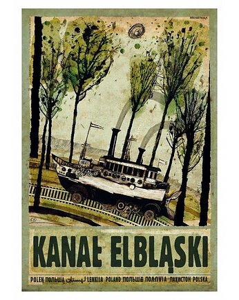 Kartka pocztowa - Kanał Elbląski, Galeria LueLue