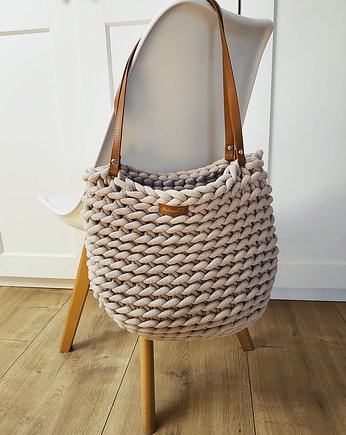 Torba na Ramię "Boho Weave Bag" kolor beżowy, Babemi Love 
