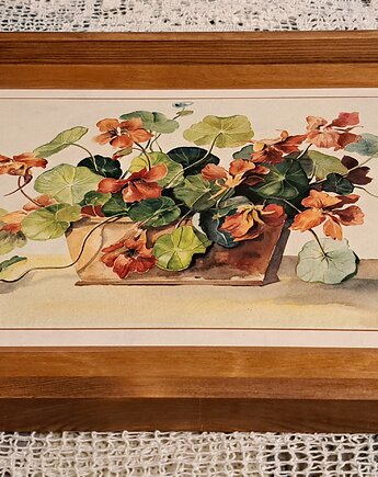 Taca z drewna Nasturcje, Iwona Rutkowska