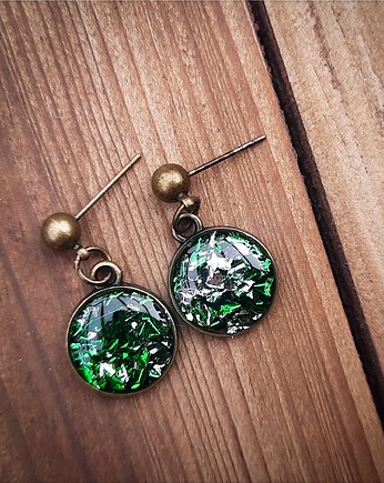 Kolorowe kolczyki wiszące, Figa handmade accessories