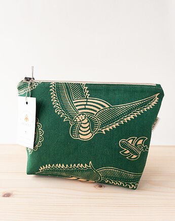 Bawełniana kosmetyczka INDIE w etniczny wzór upcycling, Patchoula