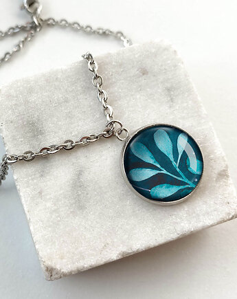 Turquoise Herbs naszyjnik dla dziewczynki, muamua design