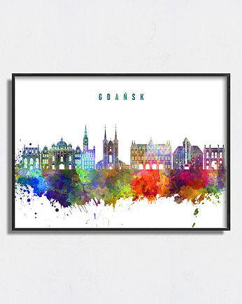 Plakat Gdańsk Akwarela, Pas De LArt