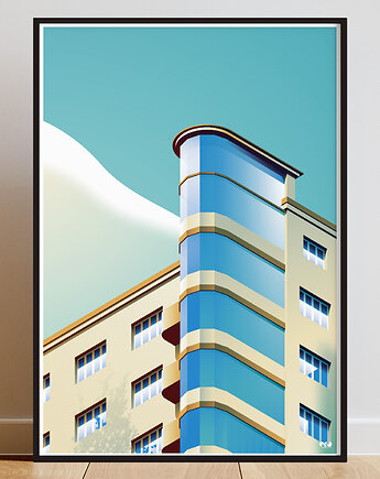Plakat Moderna Katowice - Vanilla Blue, OKO MI SKOKO