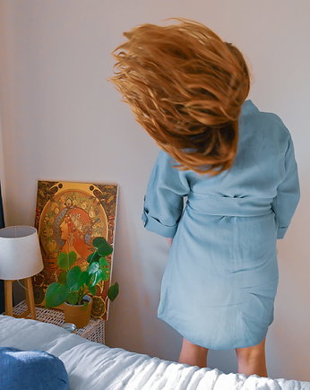 Kimono lniane Verano Mar, Ana Moroles