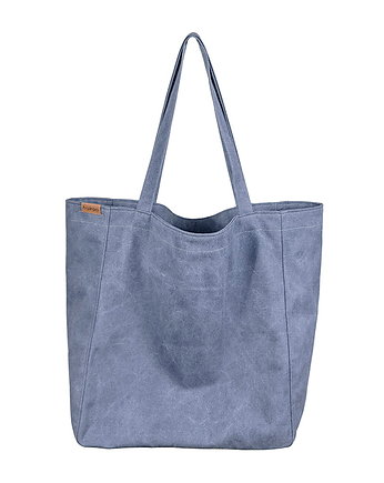 Lazy bag torba ciemnoniebieska na zamek / vegan, hairoo