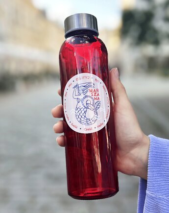 Bidon Butelka Szklana Cześć, LOVE POLAND DESIGN