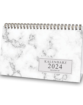 Kalendarz biurkowy 2024 Marmur na biurko stojący, Planerum