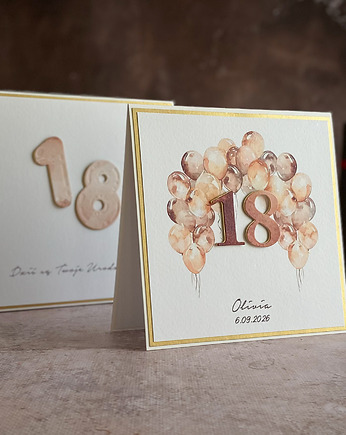 Elegancka pamiątka na 18. urodziny , Anna Art and Crafts