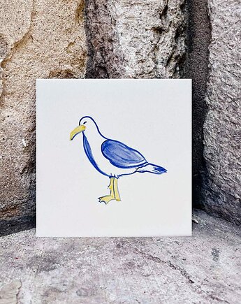 Mewa namalowana na kafelku, AZUL kafelki