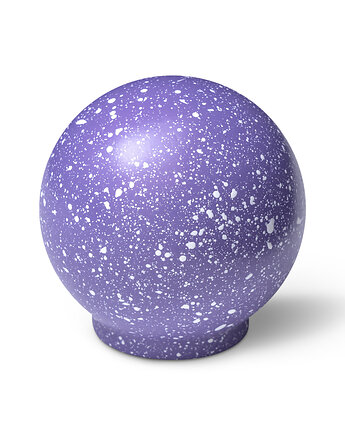 Purple & White Melange - Gałka Ren, vince design