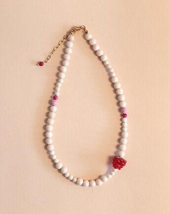 Sweet Raspberry Necklace, Junavisions