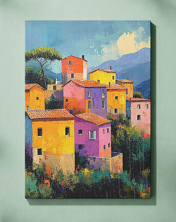 Vernazza Italy - obraz na płótnie, Harry Monkey
