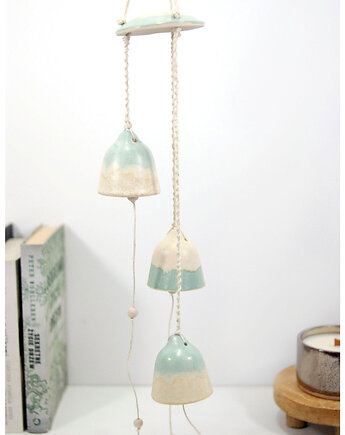 Wisząca ozdoba do sypialni, salonu - łapacz wiatru, łapacz snu, 10FingersArt