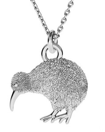 PTAK KIWI - naszyjnik srebro, złoto, różowe złoto, ISSI Jewelry