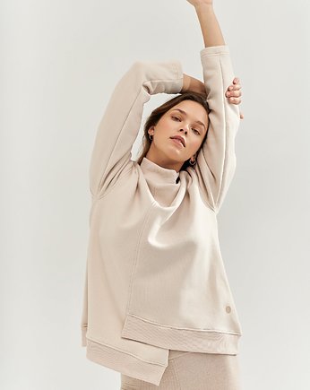 Bluza do jogi Comfy MILKY WAY Sweatshirt - sandy beach s/m, Moonholi