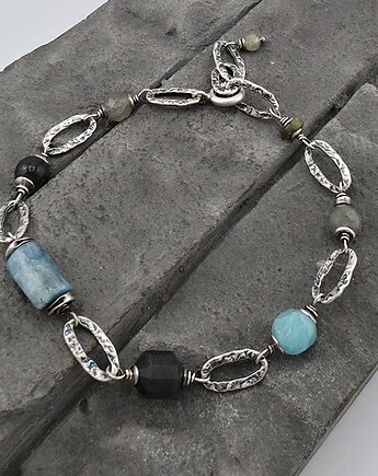 Mineralny mix - bransoletka, RayOfArt