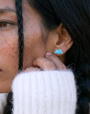 Little Clouds - błękitne chmurki, Ewa Saj  Silver