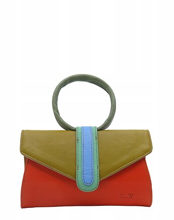 Kopertówka damska skórzana, skóra naturalna oryginalna zero waste OLIVKA, Olivka Warsaw