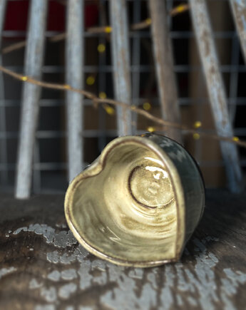 Czarka w kształcie serca, ceramic bubble