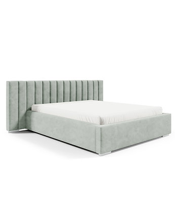 Łóżko Filippa 10P  wysokość 95cm szerokie pojemnik stelaż rama metalowa, MebleNORTH