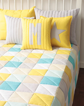 Narzuta patchwork dwustronna |PANA|145x215cm, patchwork house