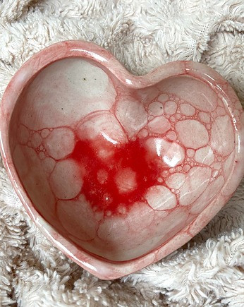 Ceramiczna miseczka "Serce" - wersja bez czerwonego szkliwa, MKEN