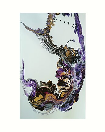 NEWBORN 50x80 abstrakcja obraz, Joanna Bilska
